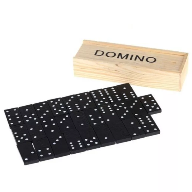Domino Hand gefertigte Holz blöcke Reisen Brettspiele Pädagogisches Spielzeug