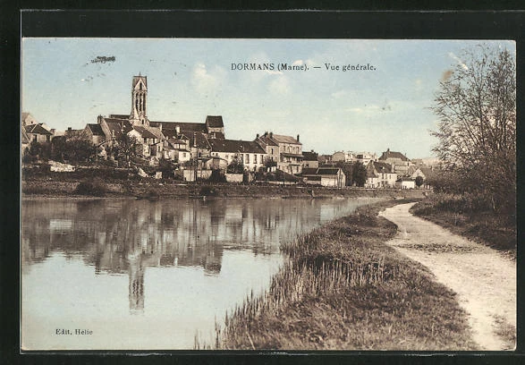 CPA Dormans, Vue Generale 1929