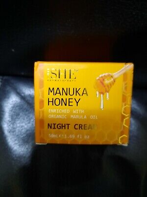 Crema de noche miel Om She Manuka - hidratante y nutritiva - 1,69 fl oz / 50 ml