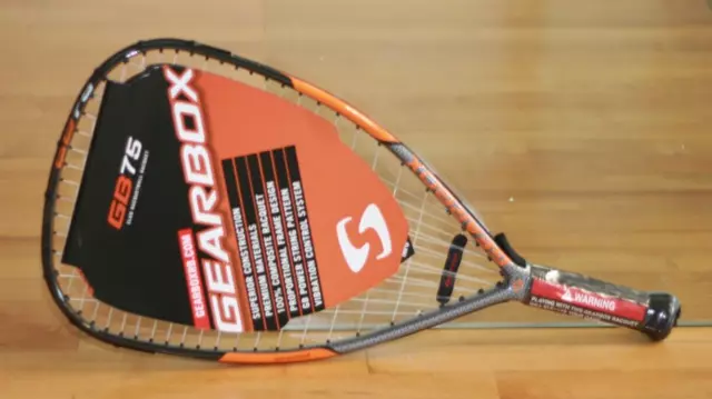 GEARBOX GB 75 Orange Racquetball Racquet 190G GEARBOX GB 75 Orange Racquetball Racquet 190G