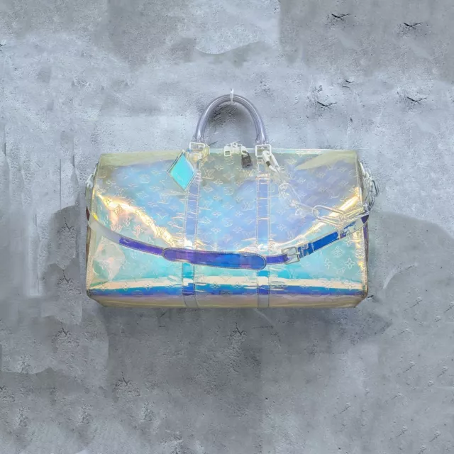 Louis Vuitton Monogram Prism Rainbow Keepall Bandouliere 50 M53271 Virgil  Abloh