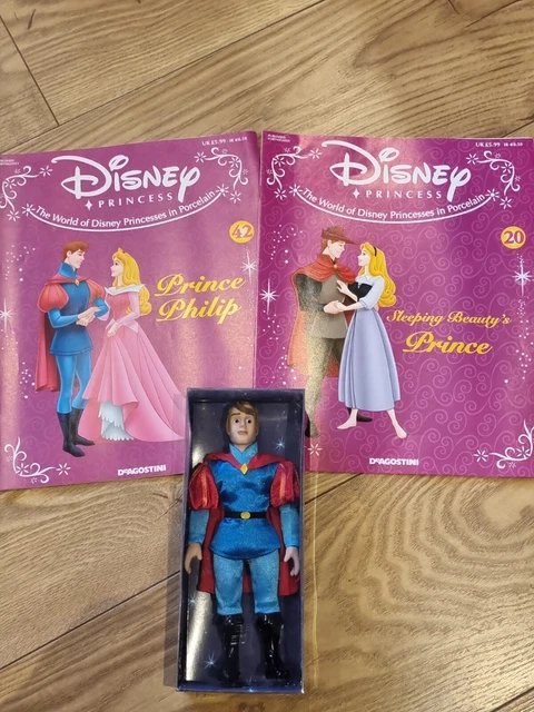 DISNEY DEAGOSTINI PORCELAIN Doll 2004 Prince Philip No 20 w