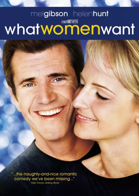 WHAT WOMEN WANT-Mel Gibson-Helen Hunt - DVD