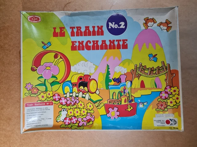 Ancien Jouet Vulli "Le Train Enchanté" - Circuit Vintage - Collectionneur