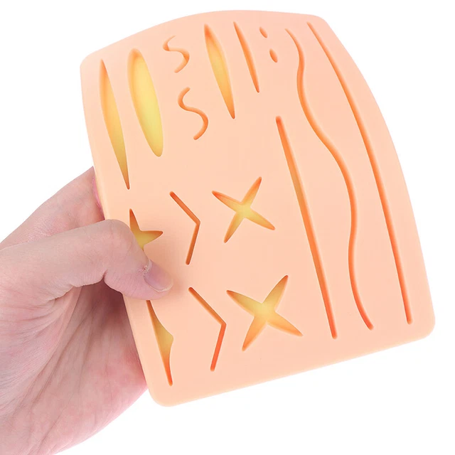 MEDICAL PRACTICE TRAINING Skin Injector Pad Suture Training Kit 