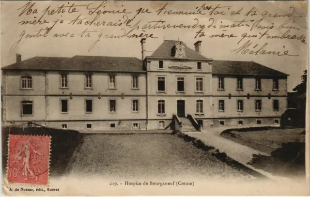 CPA Bourganeuf Hospice FRANCE (1050180)