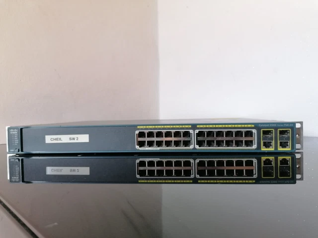 CISCO CATALYST 2960 Series switch esterno 24 porte WS-C2960-24PC-L PoE ...