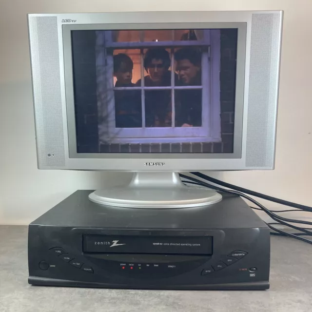 Zenith VRA211 VCR VHS Player Recorder Speak-ez 4 Head Hi-Fi Tested