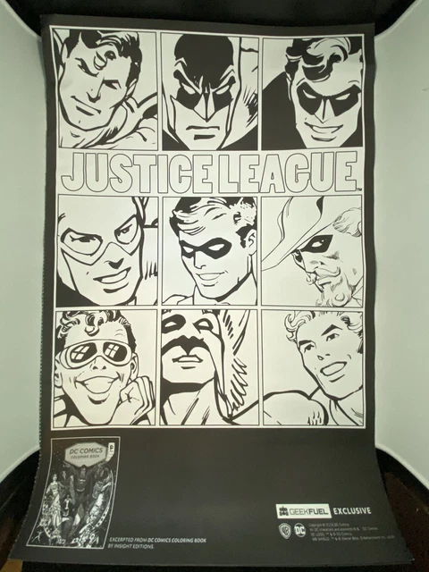 DC COMIC AUSMALBILDER 4 Tafeln Harley Quinn Batman Wonder Woman Justice