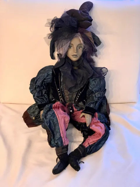 Traumhafte, handgefertigte Porzellan Künstlerpuppe Puppe  85cm, Unikat