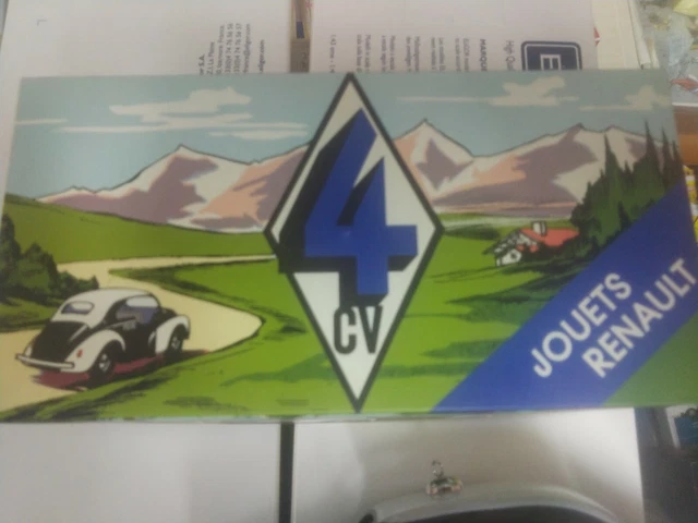 CIJ 4 CV RENAULT bleue en tôle peinte au... - Lot 60