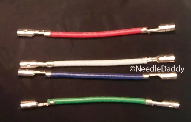 Headshell Wire Leads with SOLID SOLDER GRIP CLIPS Cartridge Lead Wires best new