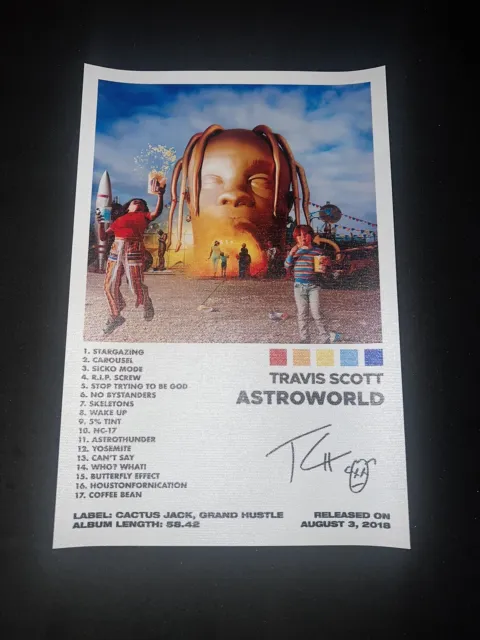 Travis Scott 2021 Astro World Houston poster Jefferson Wood