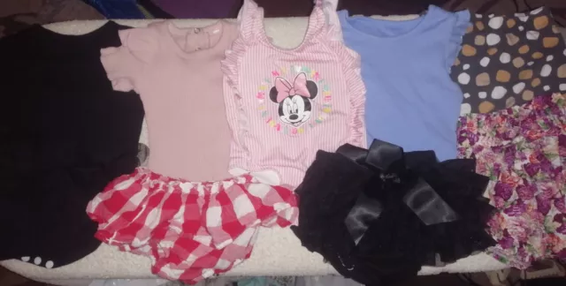 Baby Girl Age 6 To 9 Months Clothes Bundle Good Quality And Condition 8 Items
