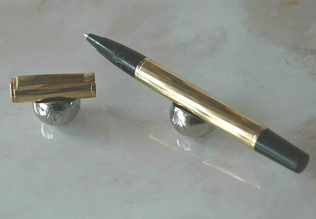 Stylo Roller Waterman Lady Bleu Lapis Lazuli - Recharge Neuve Incluse - Occasion TBE
