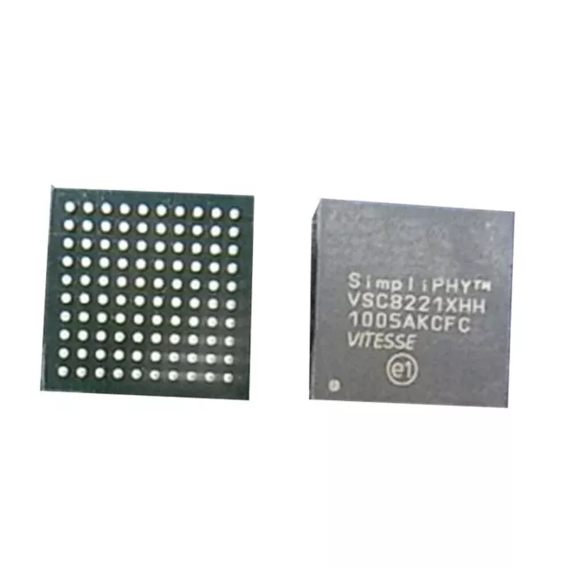 1 PCS VSC8221XHH BGA Single Port 10/100/1000BASE-T PHY with1.25 Gbps SerDes Chip