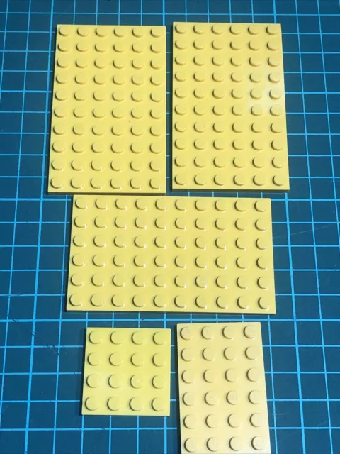 LEGO  Yellow Baseplate 3033 3032 3031