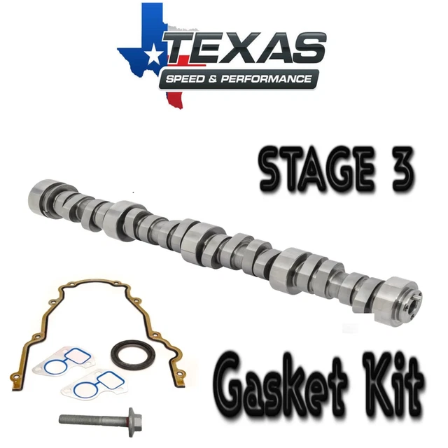 TEXAS SPEED TSP Stage 3 Truck Cam Kit Bolt Gasket GM Seal LS 4.8L 5.3L