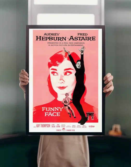 Funny Face 1957 Film POSTER PRINT A5A1 50s Audrey Hepburn Musical Movie Wall Art