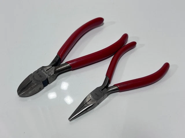 Kraeuter USA 3pc Precision Pliers Set, 35015 Diagonal Cutters, 20183 Needle Nose