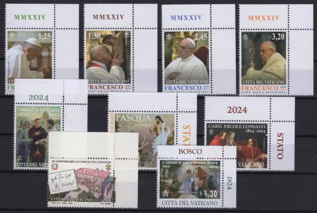 2024 Vatikan alle Marken des I. Quartals postfrisch ** Vaticano