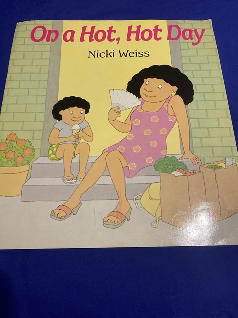Big Book Teacher Oversized Easel Reading ON A HOT HOT DAY Nicki Weiss Big Book Teacher Oversized Easel Reading ON A HOT HOT DAY Nicki Weiss