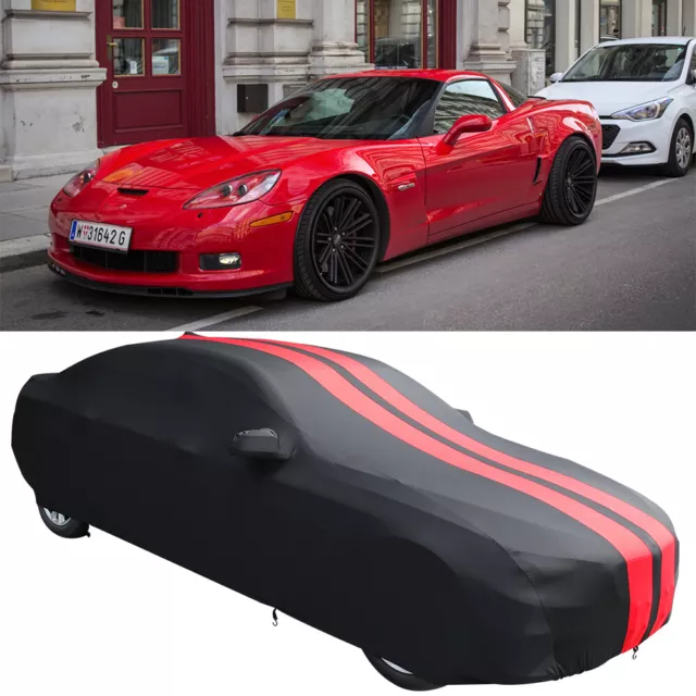 For Chevrolet Corvette C6 Z06 Indoor Car Cover Satin Stretch Dustproof Custom