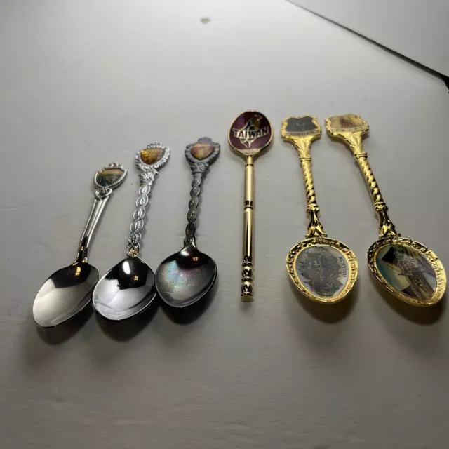 souvenir collectibles spoons lot