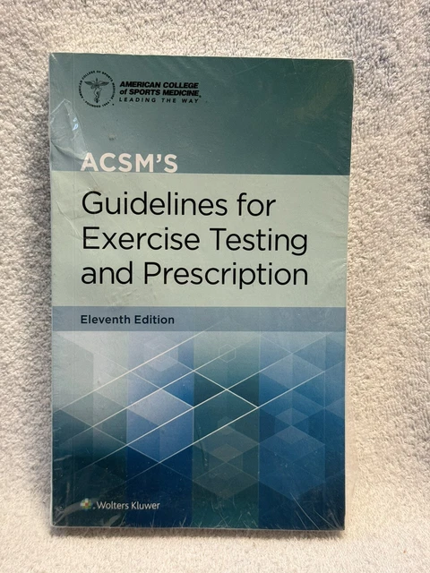 ACSM'S GUIDELINES FOR Exercise Testing and Prescription $24.99 - PicClick