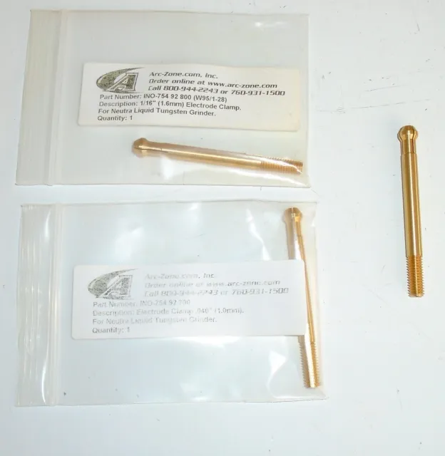 3 Electrode clamp for Tungsten Grinder & Sharpener 1/16"-.040-1/8" TIG Welding