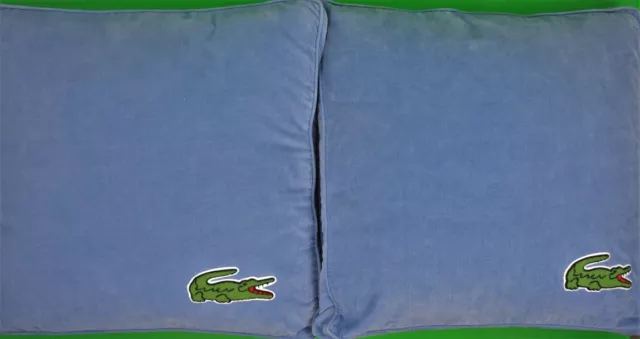 Pair x Lacoste Alligator Embroidered Pinwale Corduroy Oversize Preppy Pillows