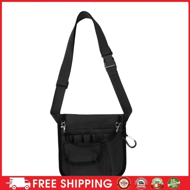 Nurse Fanny Pack infermiera utilità cintura vita borsa case - impermeabile (nero)