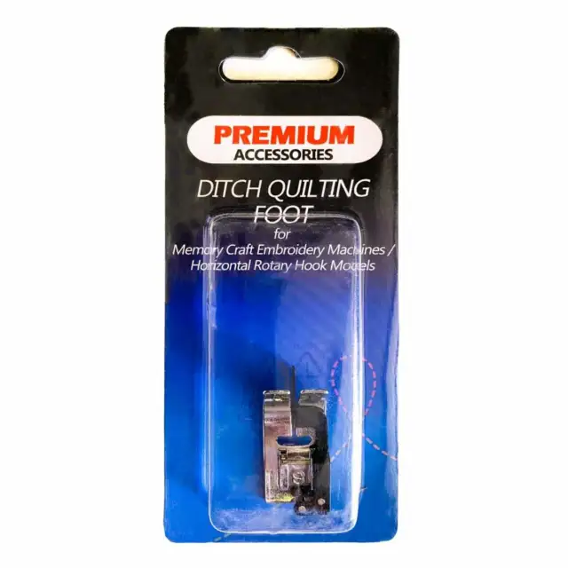 Premium Accessories 7mm Ditch Quilting Foot for Janome Models - Stitch