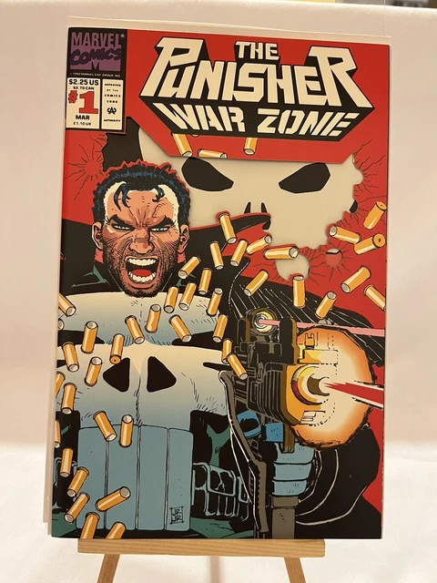 The Punisher War Zone Special Die Cut Cover Vol 1 #1 Marvel Comics March 1992 NM 2