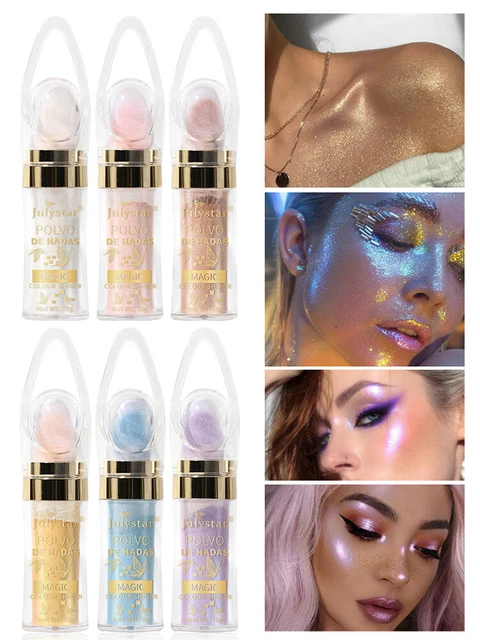Polvere glitter lucidatura viso corpo highlight contour bronzer facail make-