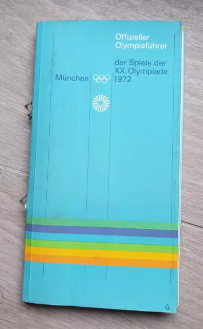 Offizieler Olympiaführer Munich 1972