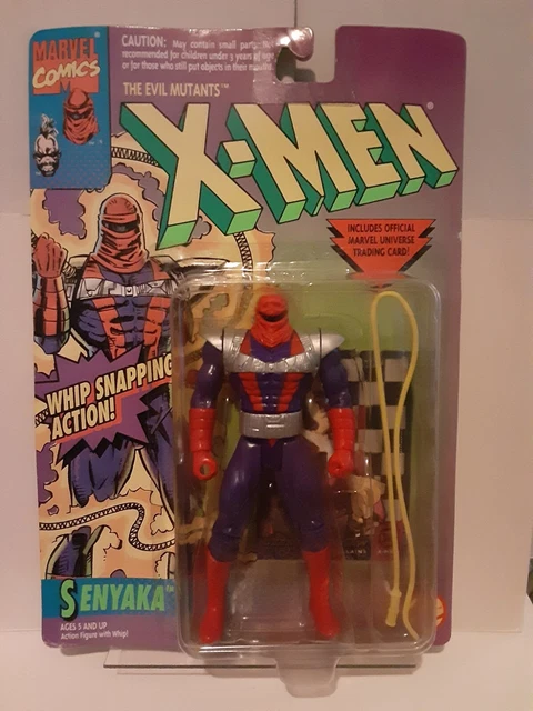Sealed Moc Marvel Evil Mutants X-Men Senyaka Action Figure 1994 Toy Biz