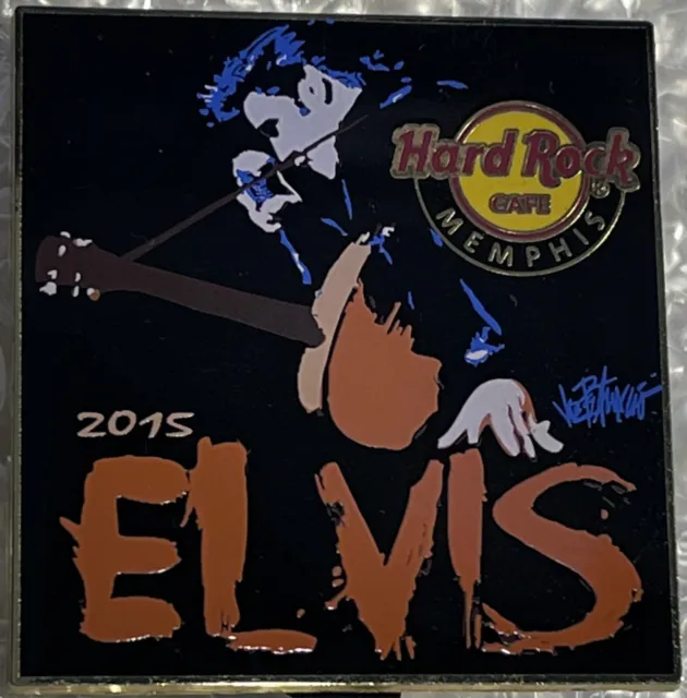 Hard Rock Café Memphis 2015 Elvis Presley Séries Broche #1 Côté Vue - Hrc #82590