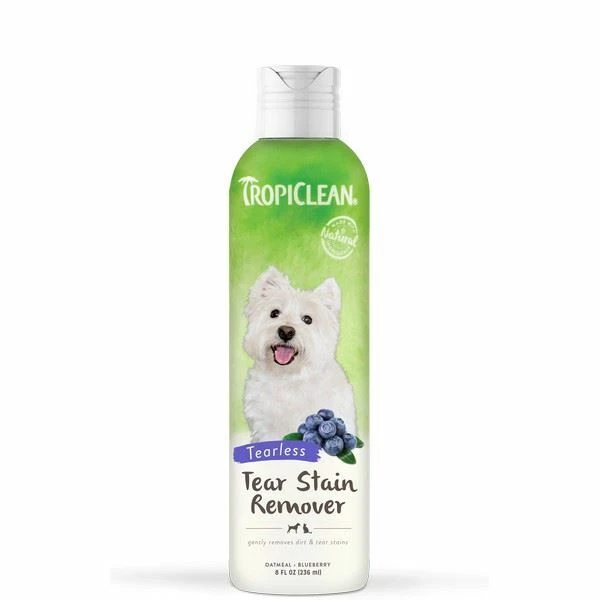 Tropiclean Lágrima Mancha Suciedad Removedor Bajo Pets Ojo sin Lágrimas Peeling