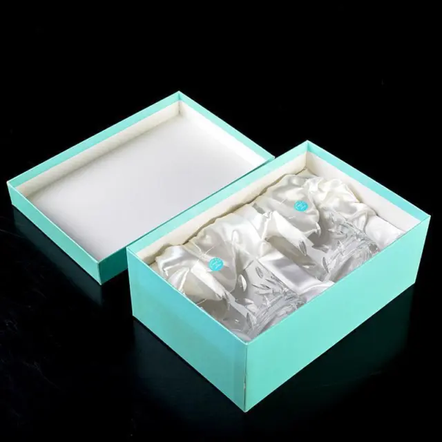 Tiffany & Co. Verre Rocks Whisky Paire Ensemble H 3.3 IN Flawless
