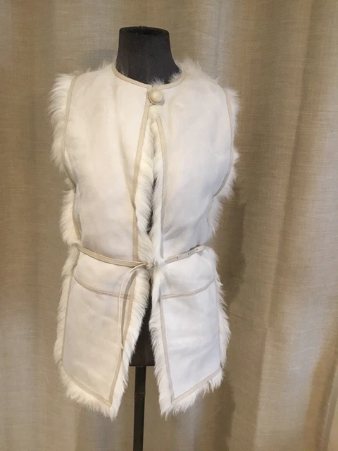 Veste Doudoune Capuche Daim Et Fausse Fourrure Dorothy Perkins - Taille 44/L - Beige Clair - Neuf Avec étiquettes