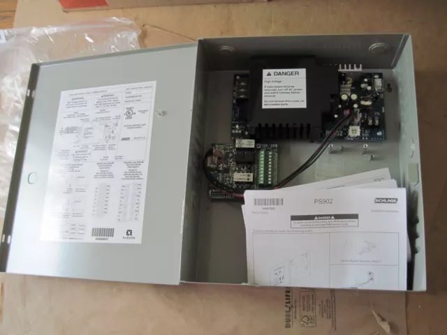 Schlage / Von Duprin PS902-4RL Base Power Supply w/ 900-4RL Option Board, NEW