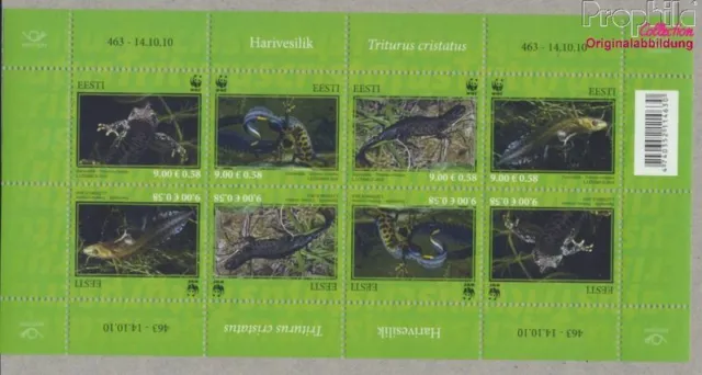 Briefmarken Estland 2010 Mi 674-677 Kleinbogen (kompl.Ausg.) postfrisch Di(95706