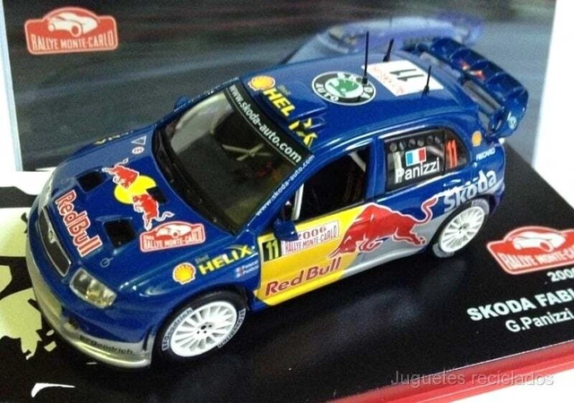 Skoda Fabia WRC Panizzi 2006 Rally Montecarlo 1:43 Ixo Altaya Diecast