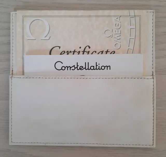 Ω OMEGA Constellation Limited Series Certificate Operating Instructions Etui Ω