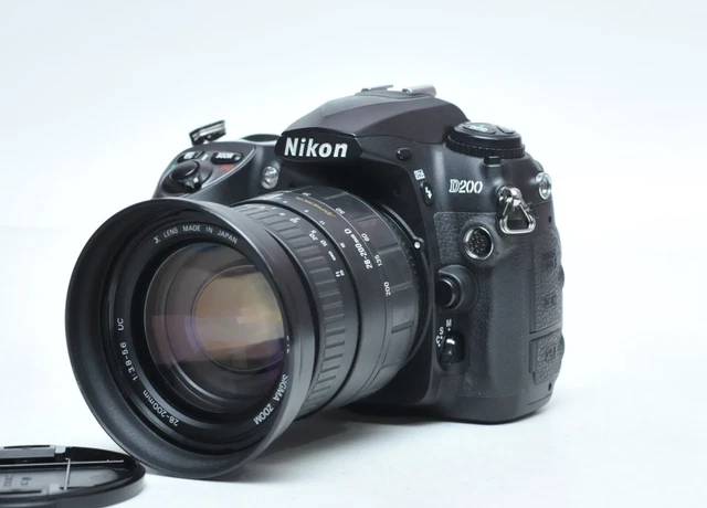 Nikon D200 10.2MP DX Digital SLR Camera With Sigma AF 28-200mm Lens