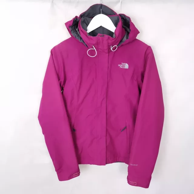 THE NORTH FACE Hyvent Giacca Impermeabile Conchiglia Donna S Cappotto Pioggia Rosa