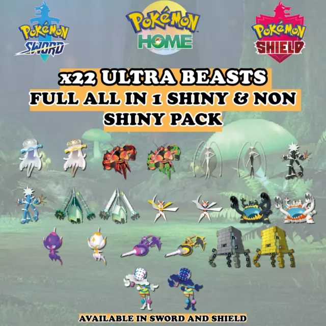 Ultra Beasts Package (8x or 12x, Shiny, Battle Ready, 6IV) - Pokemon  Ultra/Sun/Moon