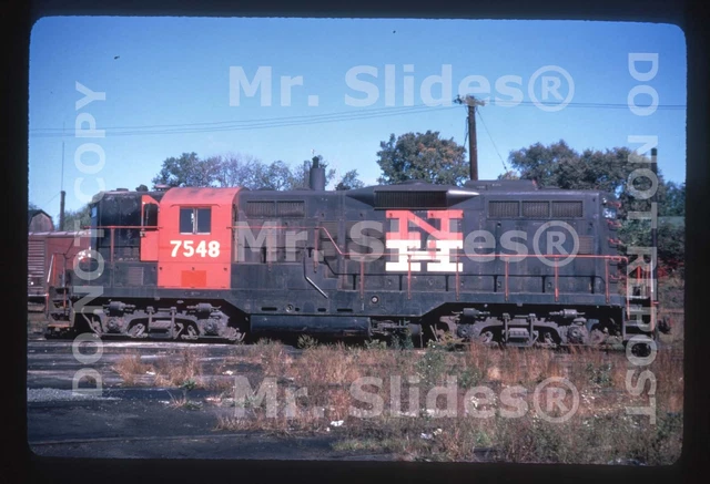 Duplicate Slide NYNH&H  New Haven /Penn Central # GP7 7548