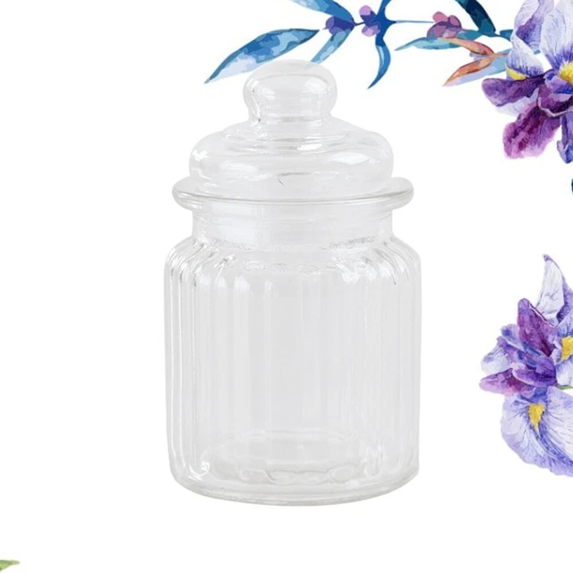 Pedrini Contenitore Quadrato In Vetro Borosilicato 300ml - Con Coperchio In Plastica - Adatto A Forno E Freezer - 3